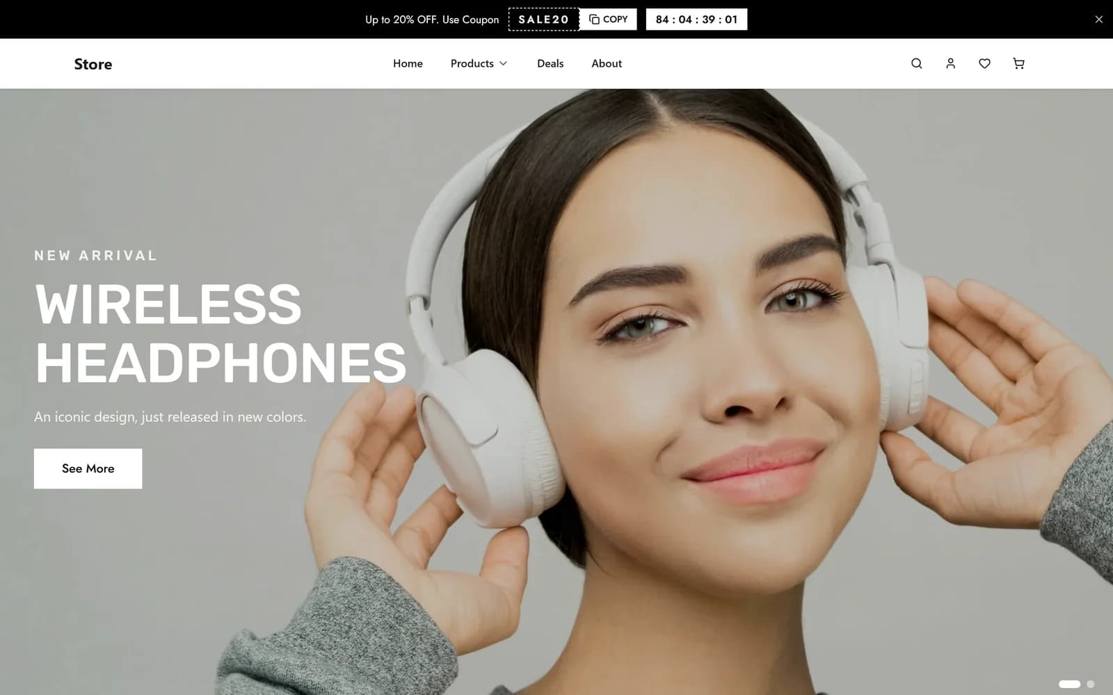 Volt storefront theme for electronics stores